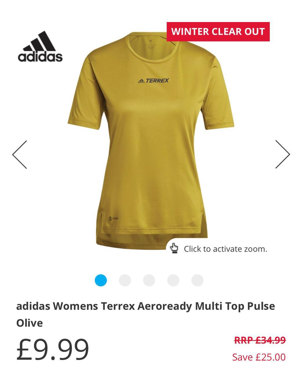 تیشرت ورزشی آدیداس