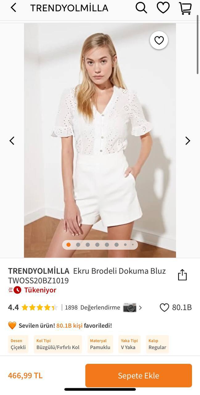 بلوز زیبای میلا