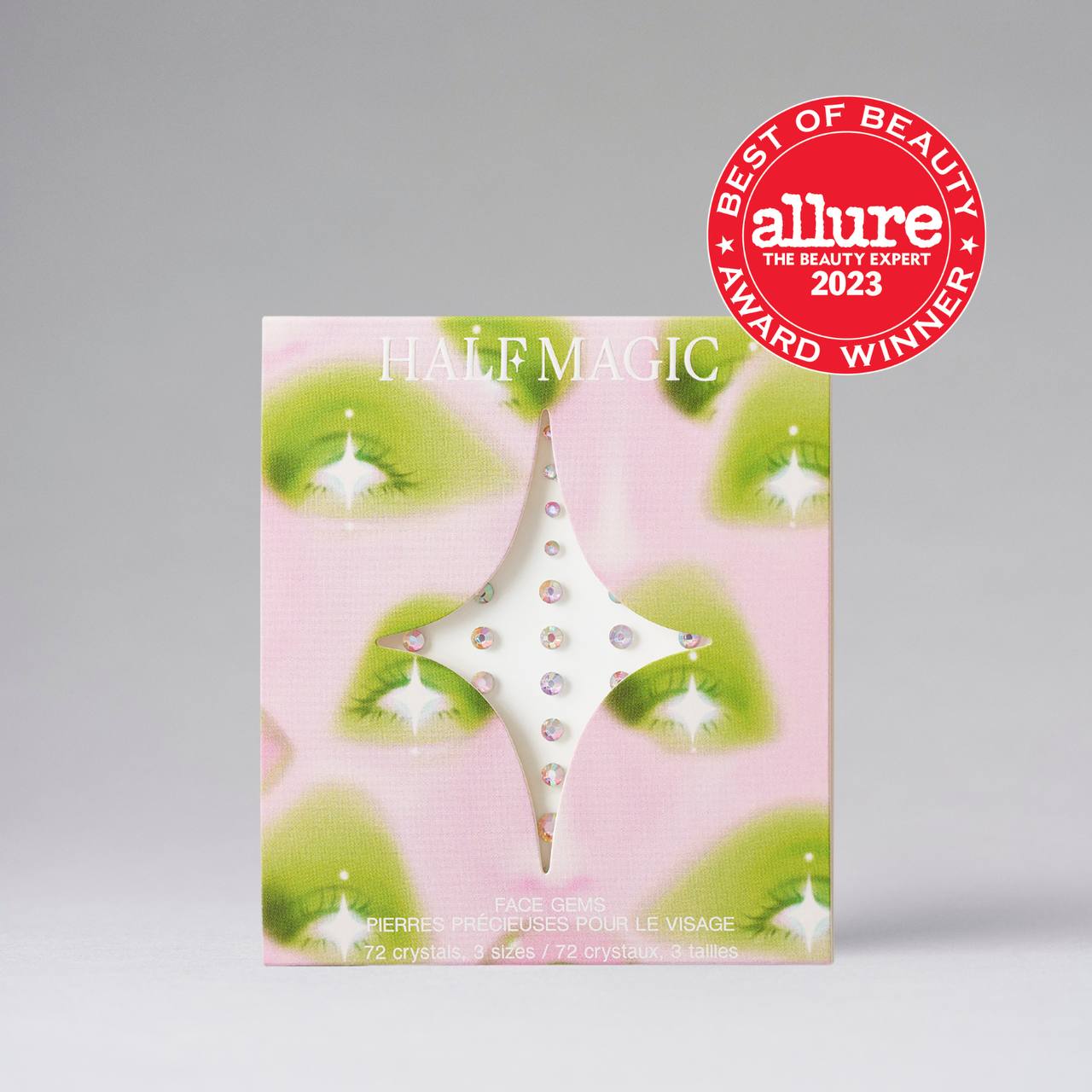 نگین های کریستالی صورت Half Magic Beauty Face Gems Iridescent Sparkle – Bonus Item (72 Crystals)